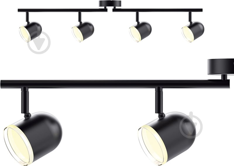 Спот Maxus Spot Light MSL-01C 4x4 Вт черный - фото 1