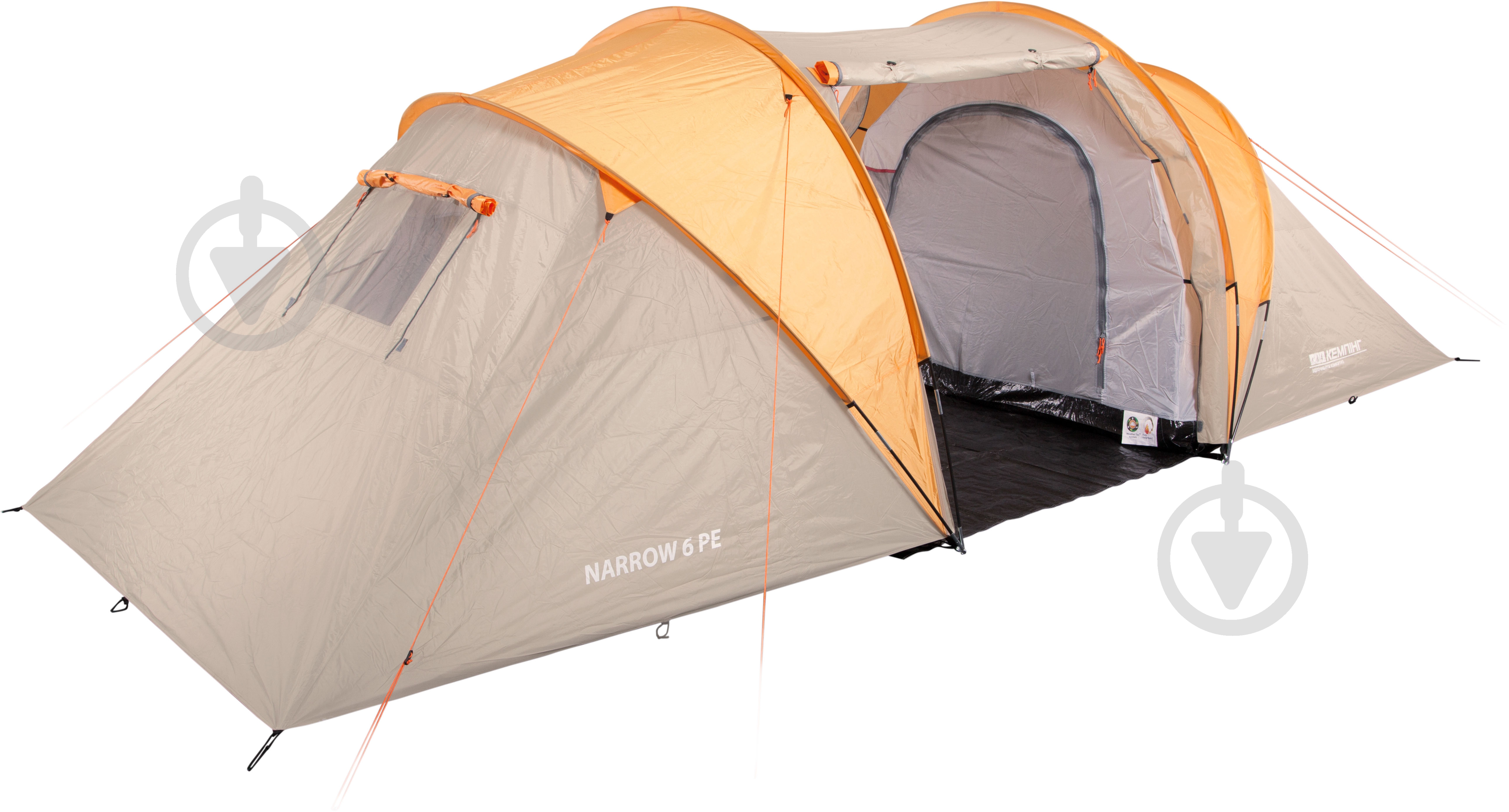 Палатка кемпинговая Кемпинг Narrow 6 PE - фото 3