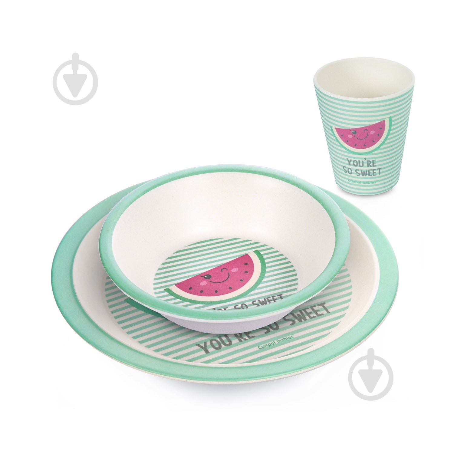 Набор для кормления Canpol Babies So Cool бирюзовый - фото 2