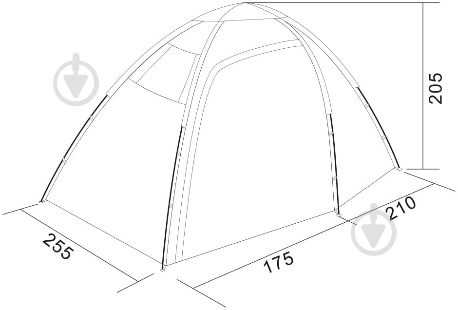 Намет туристичний RED POINT Kimeriya 4 - фото 4 Намет туристичний RED POINT Kimeriya 4 - фото 4