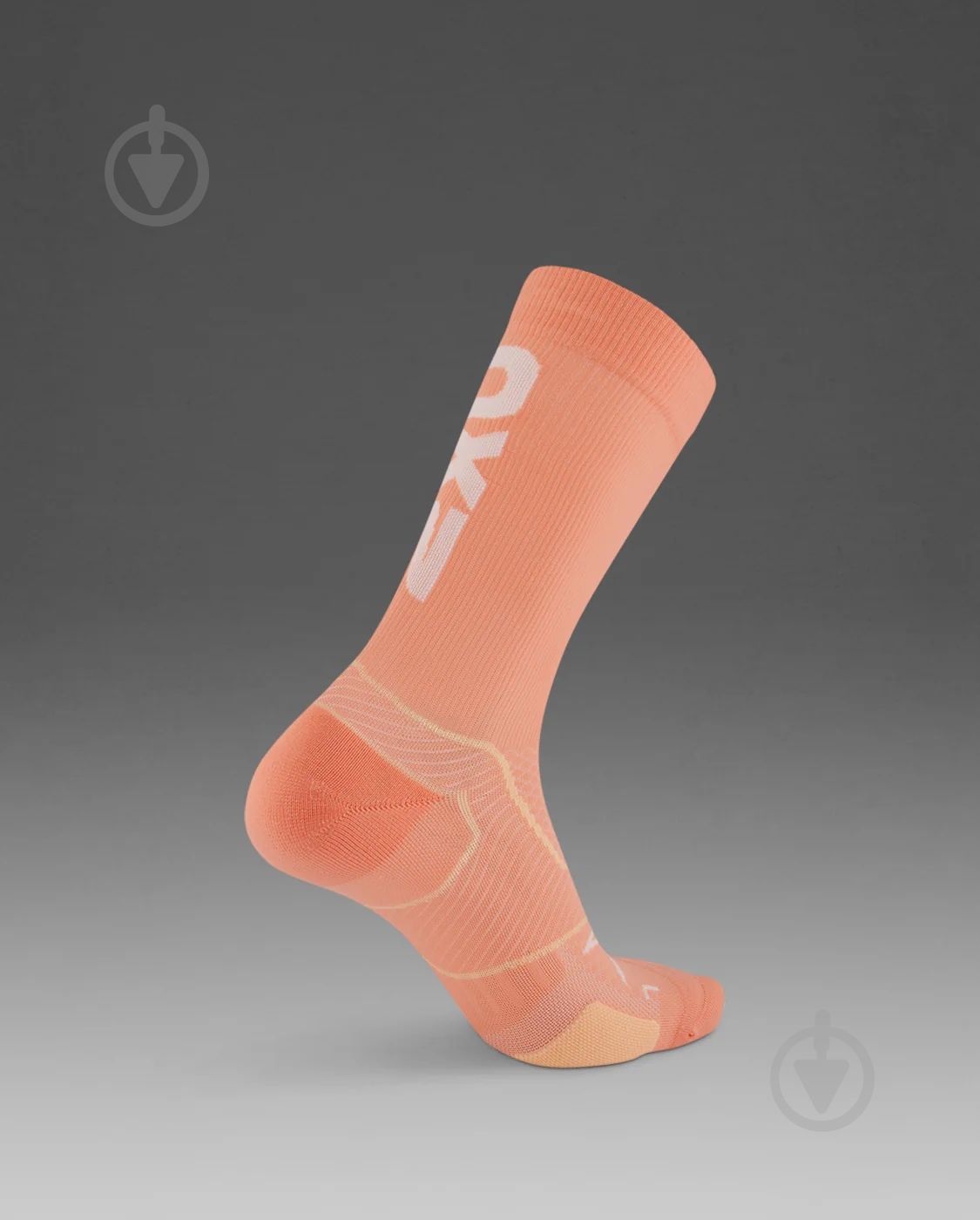 Шкарпетки 2XU Vectr Cushion Crew Socks UA5053e_DGP/WHT р.42-46 зелений - фото 2