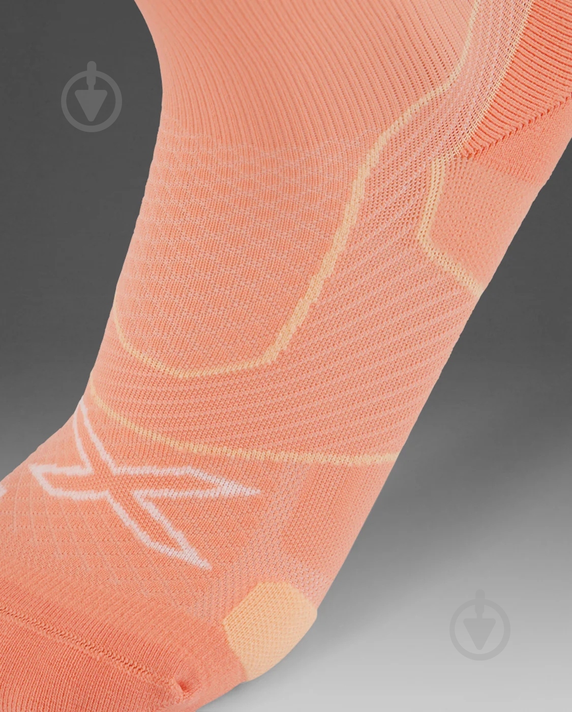 Шкарпетки 2XU Vectr Cushion Crew Socks UA5053e_DGP/WHT р.42-46 зелений - фото 3