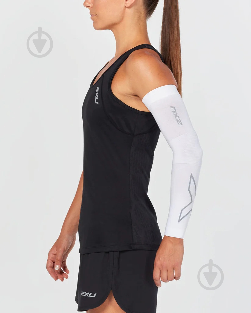 Рукав 2XU Flex Compression Arm Sleeve (Single) р. L белый - фото 1 Рукав 2XU Flex Compression Arm Sleeve (Single) р. L белый - фото 1