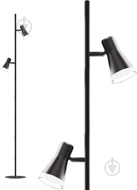 Торшер Maxus Spot Light MSL-02F LED 4 Вт чорний - фото 1
