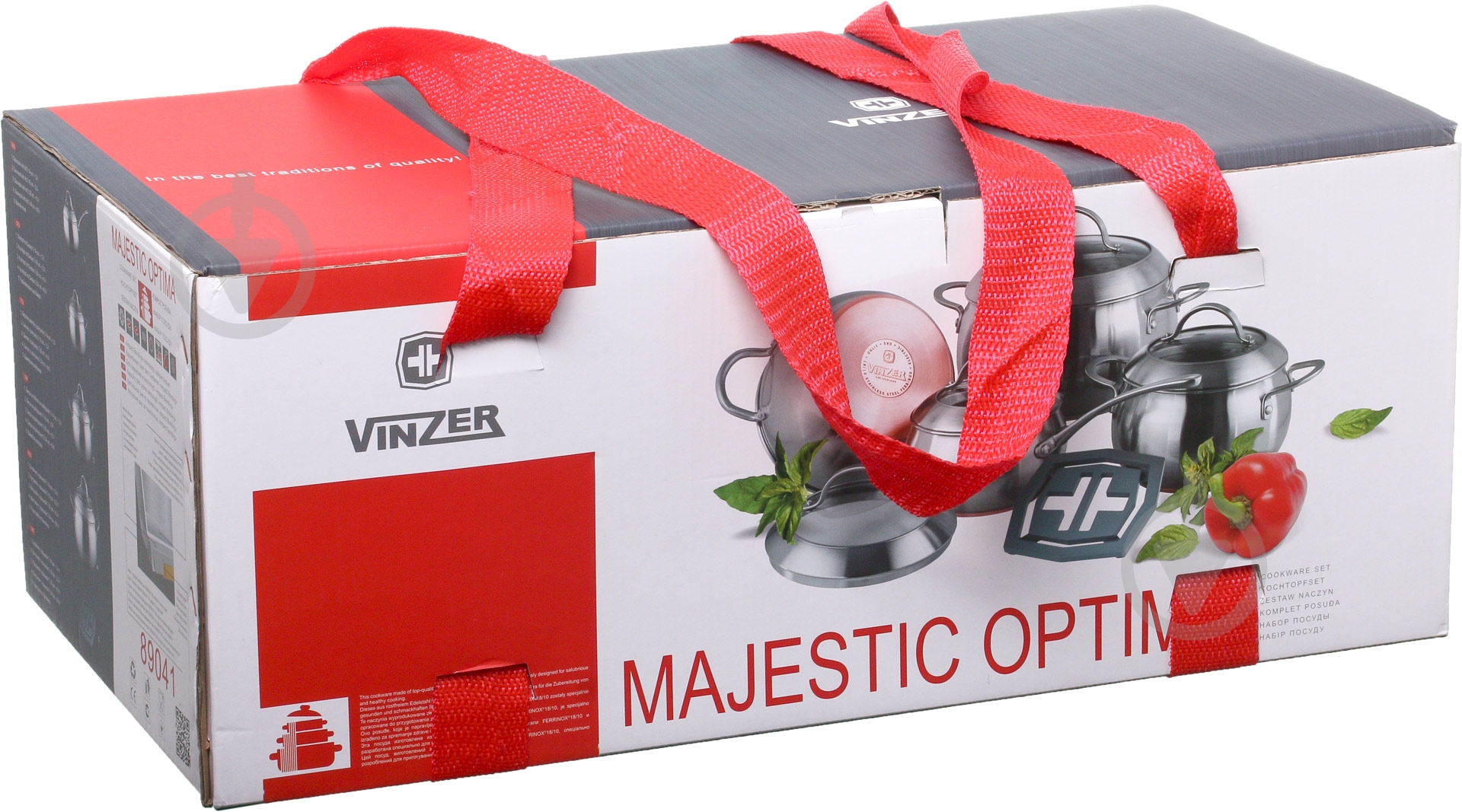 Набор посуды Vinzer Majestic Optima 9 предметов 89041 - фото 11