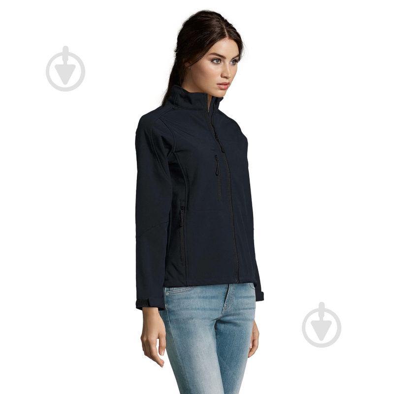 Куртка женская демисезонная Sol's Софтшелл Roxy 46800232 р.L синяя - фото 1 Куртка женская демисезонная Sol's Софтшелл Roxy 46800232 р.L синяя - фото 1