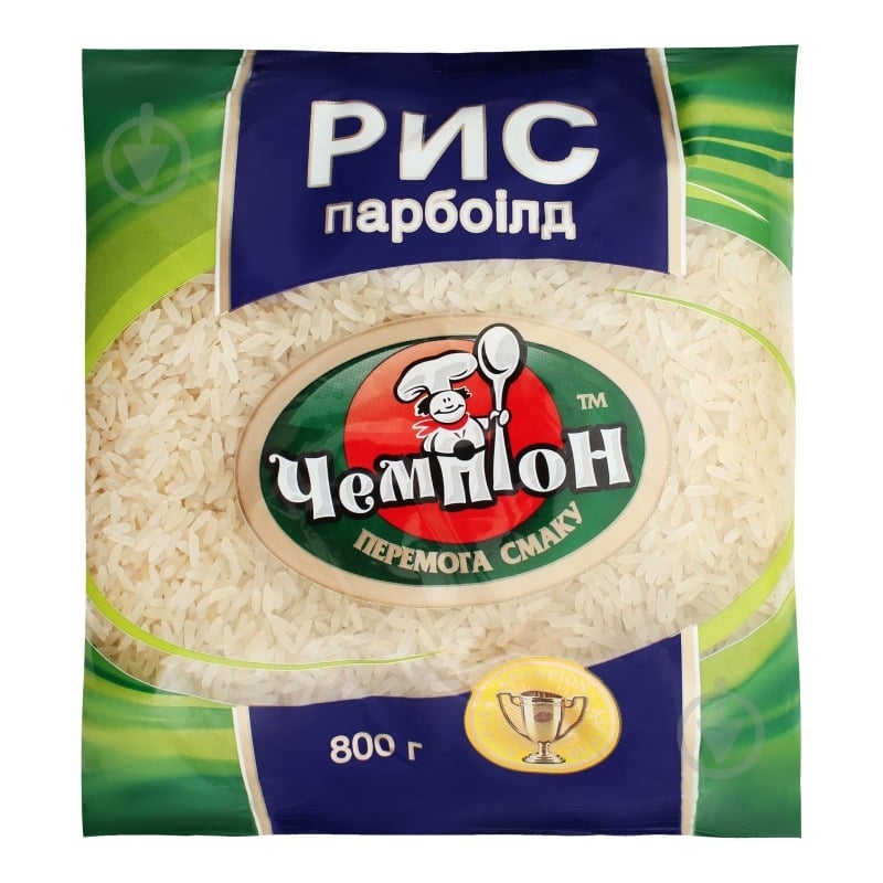 Рис ТМ Чемпіон довгозернистий парбоілд 800 г - фото 1