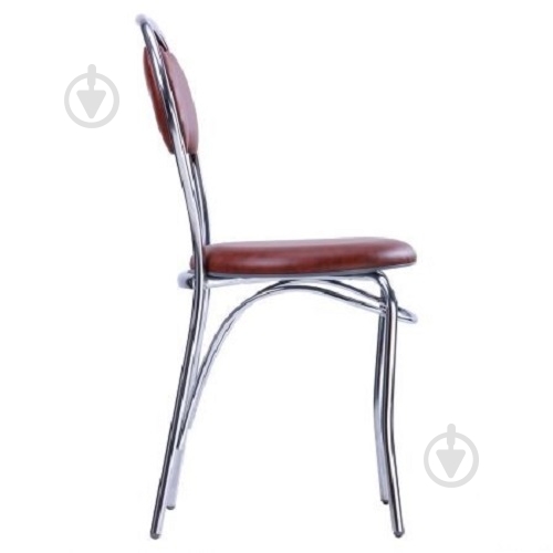 Стул AMF Art Metal Furniture Тайм хром Неаполь N-77 коричневый - фото 2 Стул AMF Art Metal Furniture Тайм хром Неаполь N-77 коричневый - фото 2