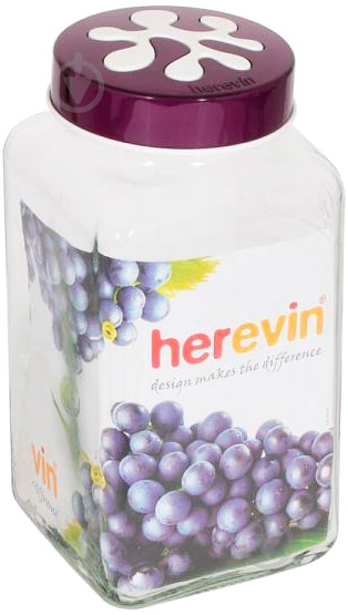 Ємність для сипучих Herevin скляна 3 л - фото 1