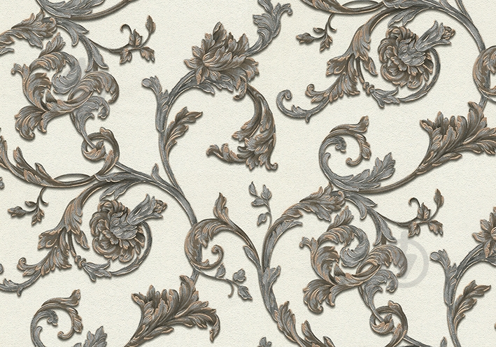 Шпалери вінілові гарячого тиснення Vinil Мірелла декор ТФШ1-1271 1,06x10,05 м - фото 1