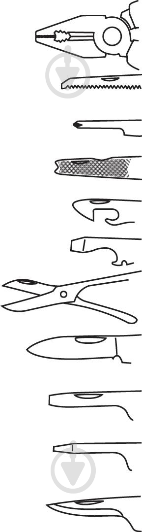 Мультитул NEO tools 12 элементов 01-026 - фото 9