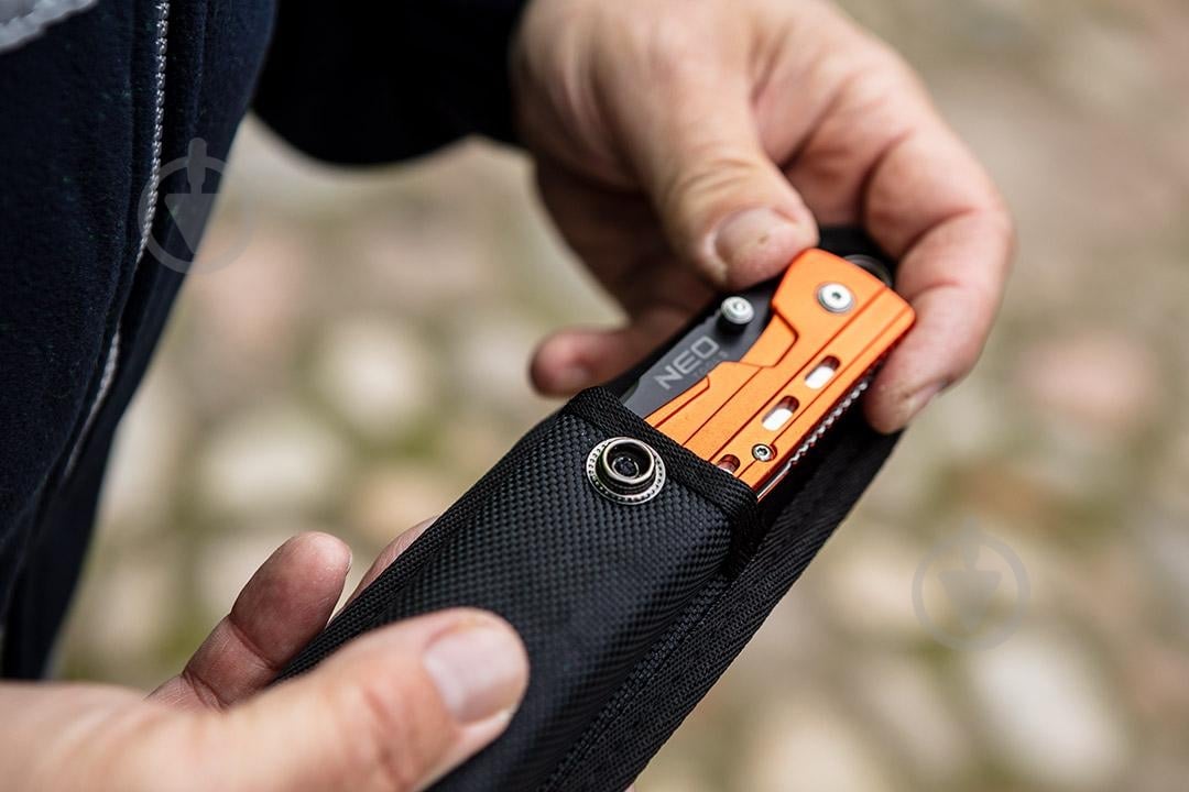 Нож NEO tools складывающийся с фиксатором 63-026 - фото 10
