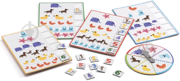 Игра настольная Djeco Числа Бинго DJ08318 - фото 2