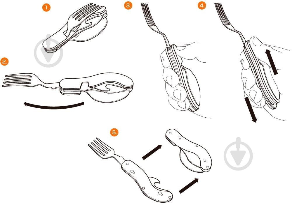 Набір NEO tools Багатофункціональний інструмент, складний туристичний 63-027 - фото 5