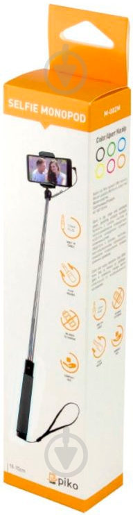 Селфи-монопод Piko M-002M black - фото 4