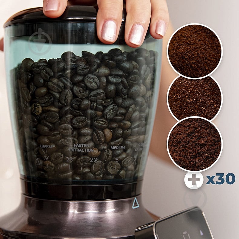 Кофемолка CECOTEC SteelMill Touch CCTC-01805 - фото 6