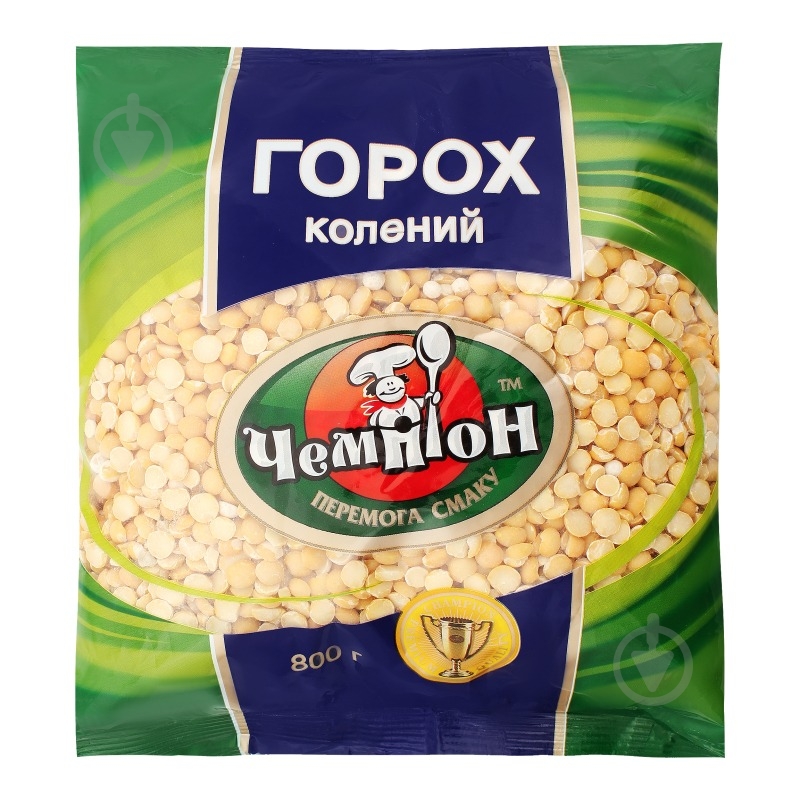 Горох ТМ Чемпіон колотый 800 г - фото 1 Горох ТМ Чемпіон колотый 800 г - фото 1