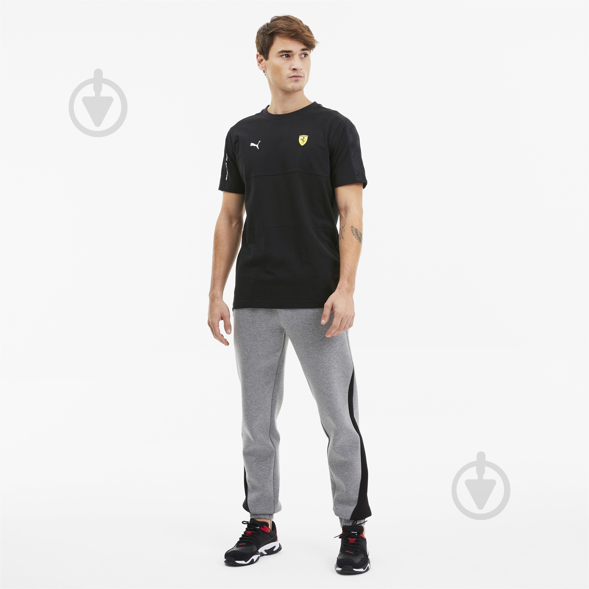 Футболка Puma SF T7 Tee 59614302 р.L черный - фото 5