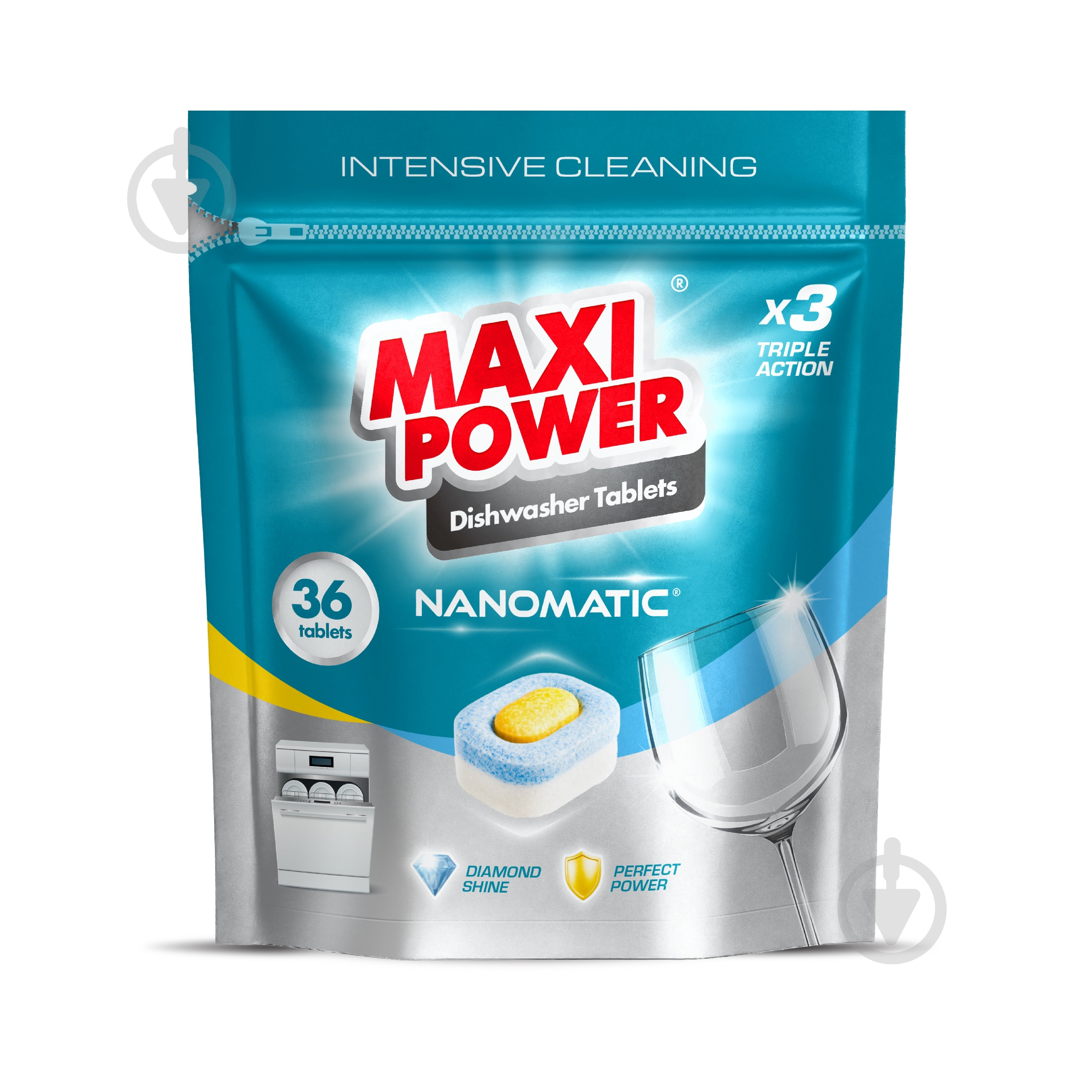 Таблетки для ПММ Maxi Power Nanomatic 36 шт. - фото 1