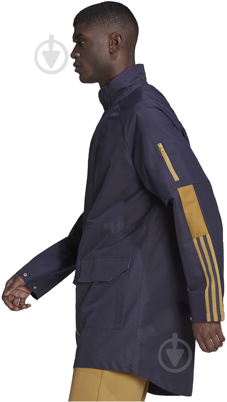 Джемпер Adidas Tiro Parka HF8392 р.S синий - фото 5