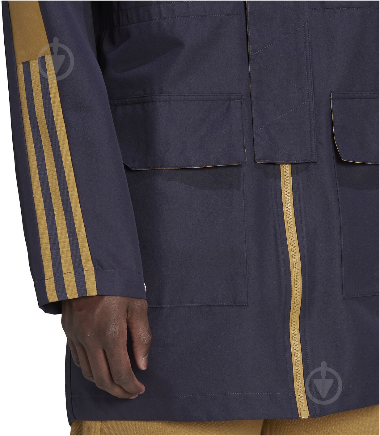 Джемпер Adidas Tiro Parka HF8392 р.S синий - фото 7
