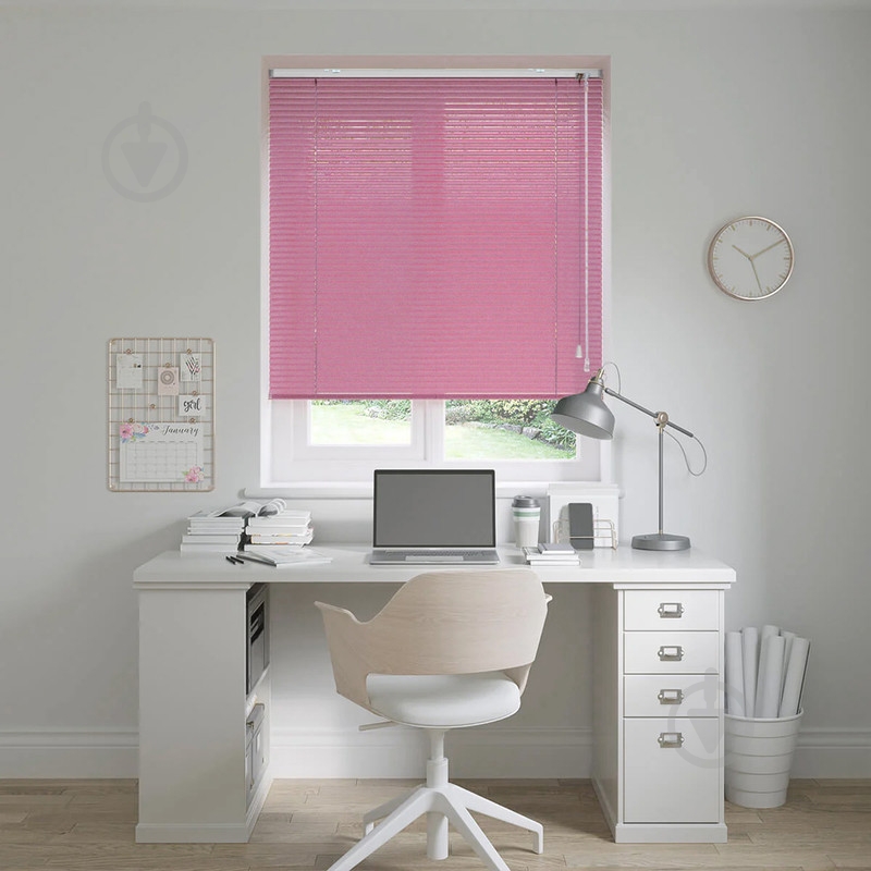 Жалюзі Rollotex алюмінієві горизонтальні з фіксацією 137х230 см Рожеві брашовані - фото 6 Жалюзі Rollotex алюмінієві горизонтальні з фіксацією 137х230 см Рожеві брашовані - фото 6