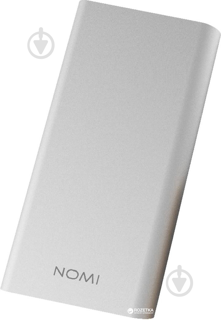 Повербанк Nomi E100 10000 mAh silver - фото 3 Повербанк Nomi E100 10000 mAh silver - фото 3