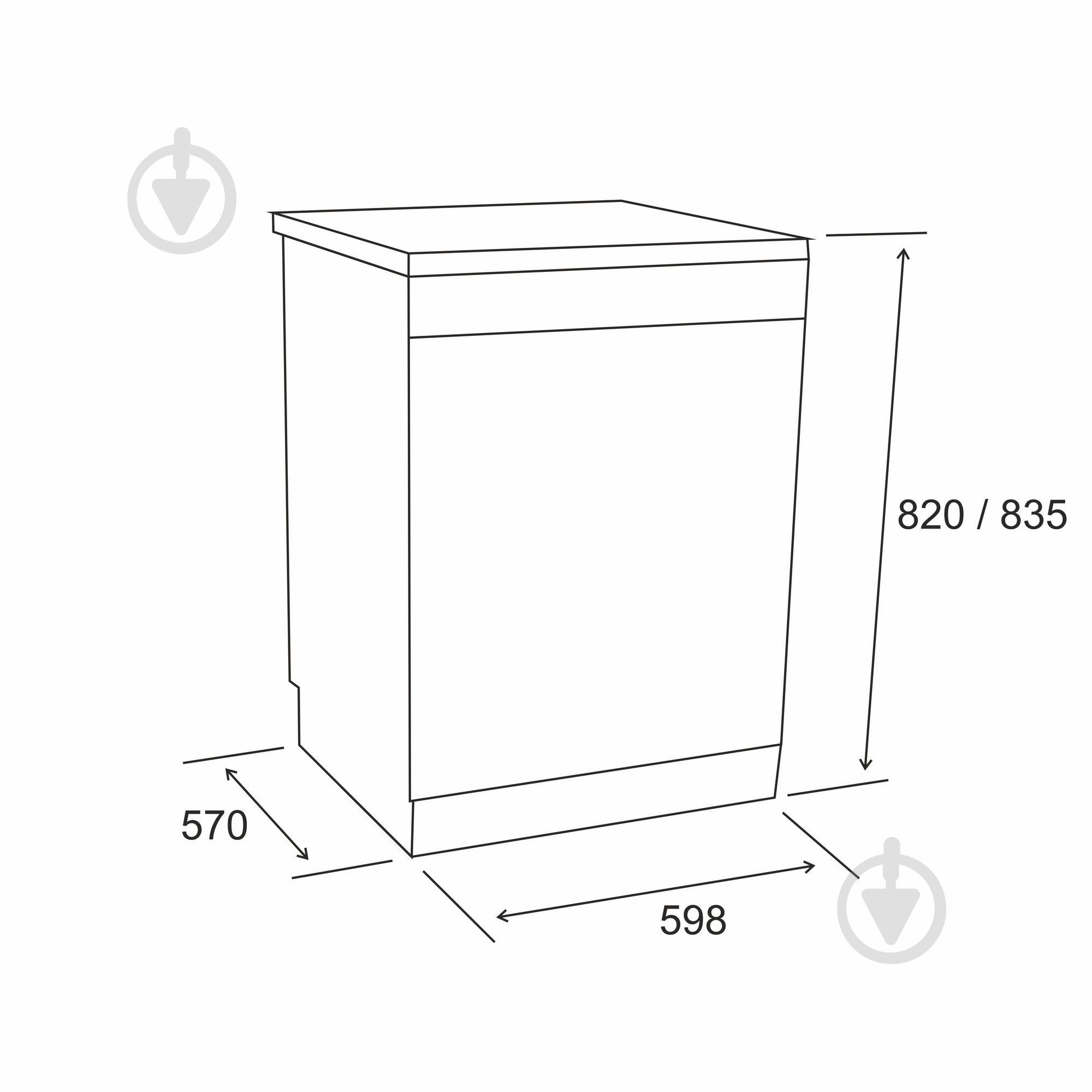 Посудомоечная машина Eleyus DWF 60024 - фото 15