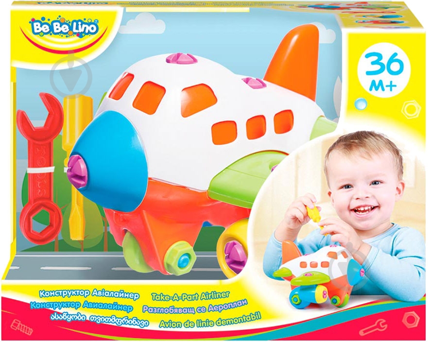 Конструктор Bebelino Авиалайнер 58146 - фото 1