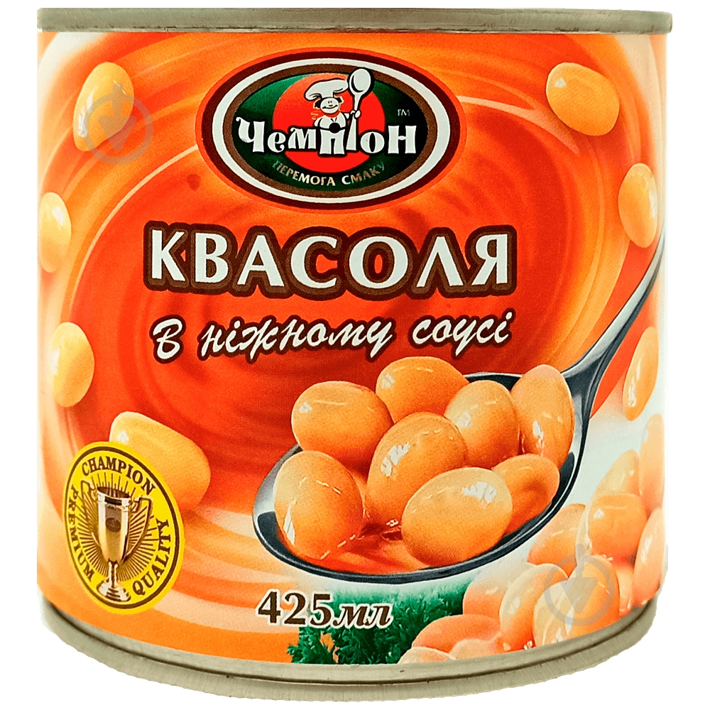 Фасоль ТМ Чемпіон в томатном соусе 425 мл - фото 1 Фасоль ТМ Чемпіон в томатном соусе 425 мл - фото 1
