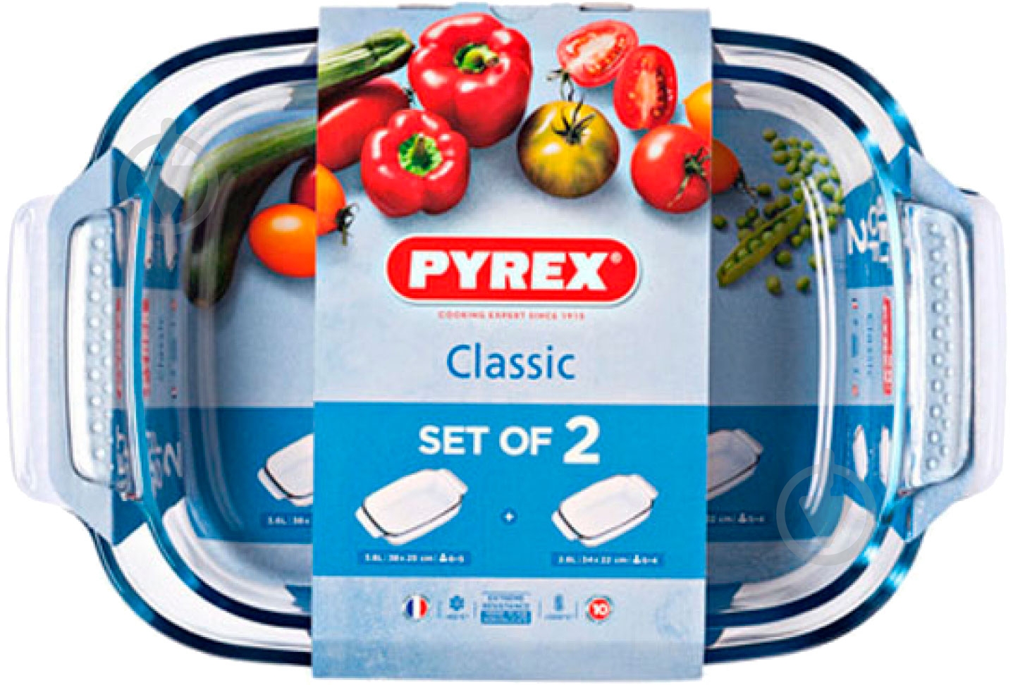 Набор форм для запекания Pyrex Pyrex Classic 2 пр. (912S969) - фото 4