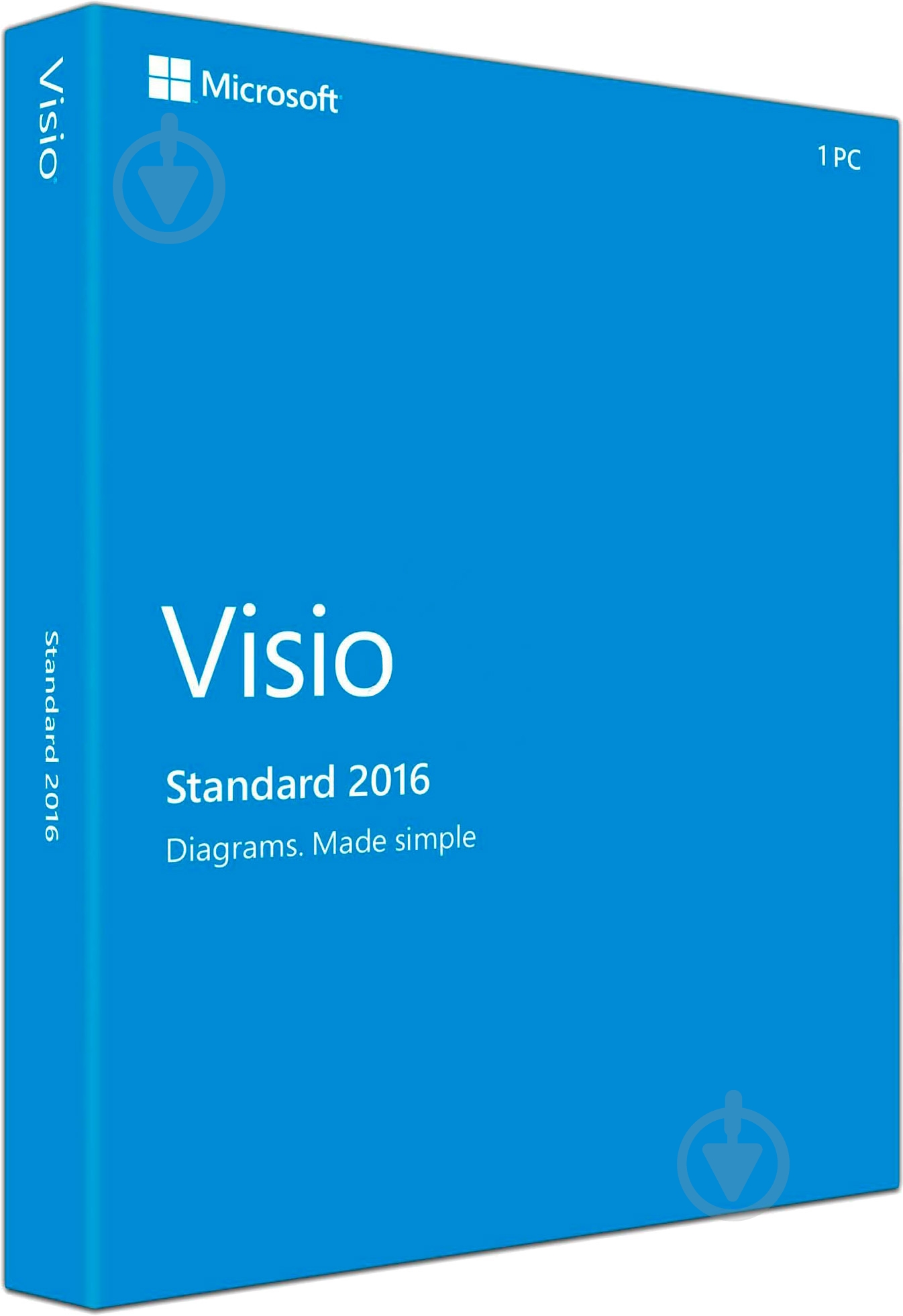 Офисная программа Microsoft Visio Standard 2016 для 1 ПК (D86-05540) - фото 1
