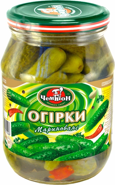 Огурцы маринованные цели 450г ск/банка - фото 1