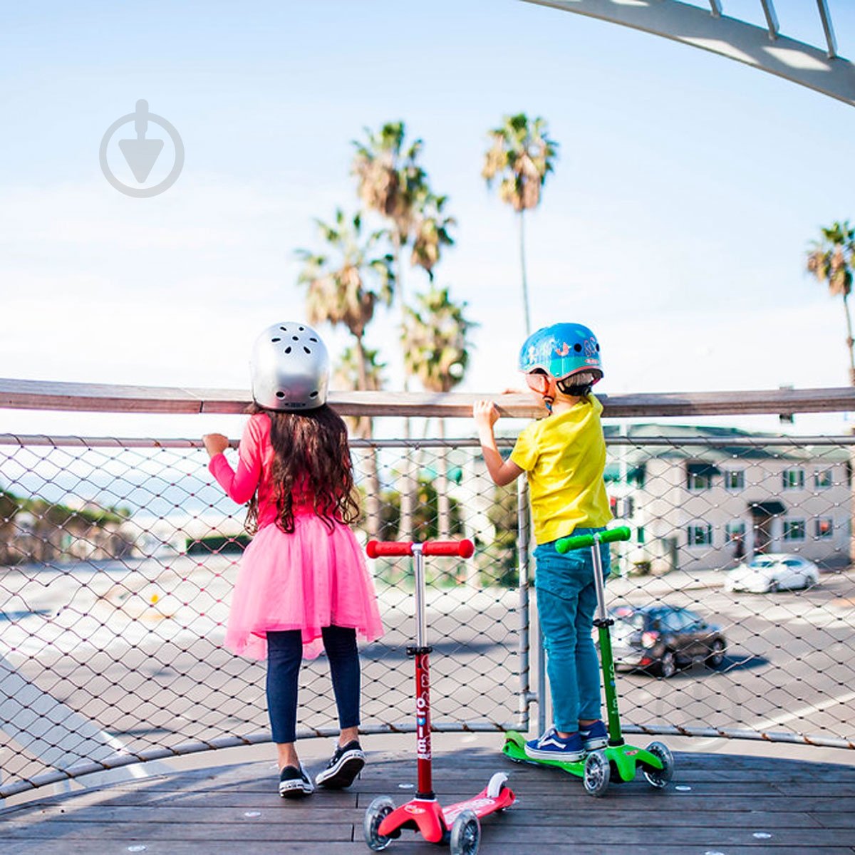 Самокат Micro детский Minideluxe green зеленый ММD002 - фото 15