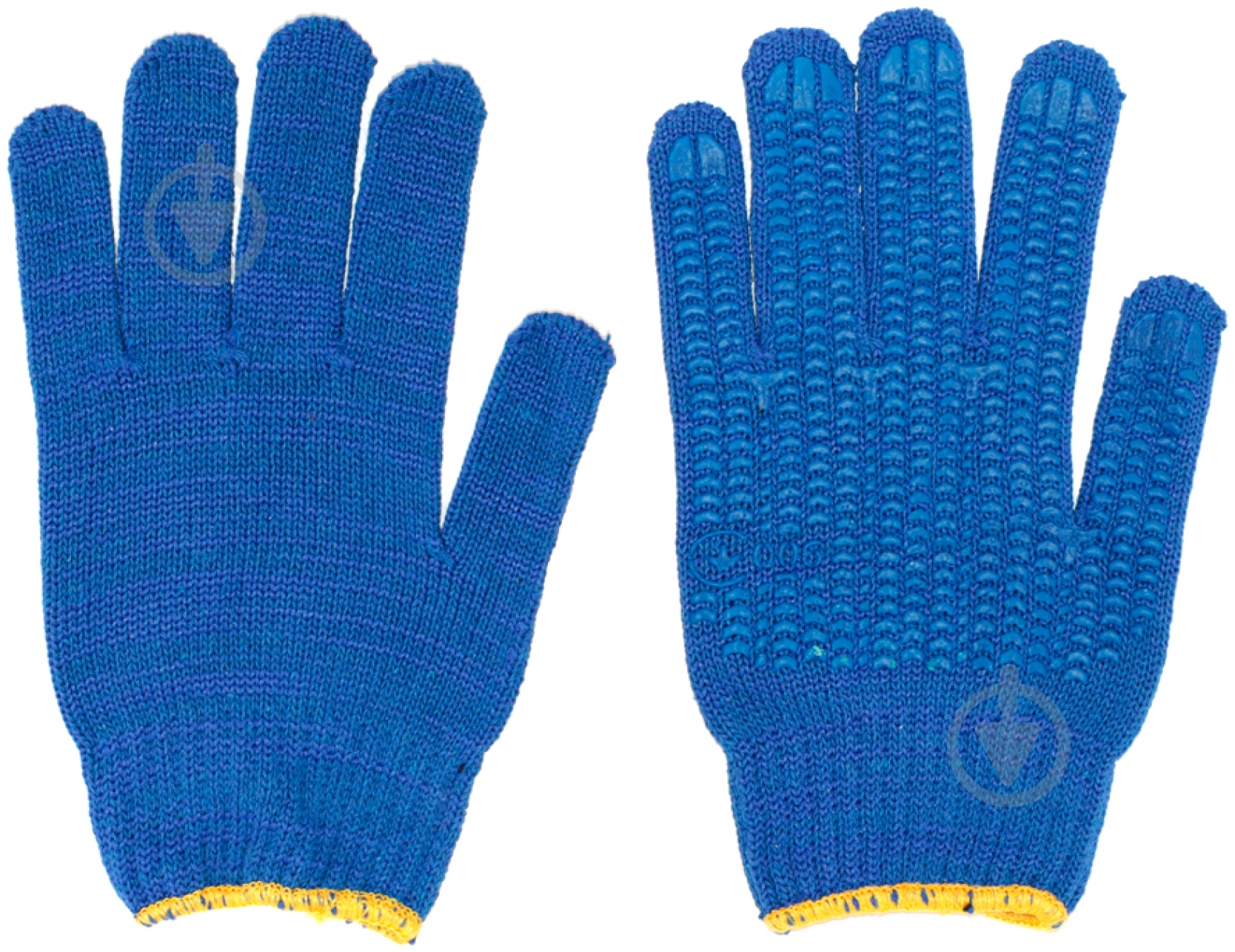 Перчатки MasterOK 3D MASTER-85ТВ трикотажные синие с покрытием ПВХ точка XL (10) - фото 2