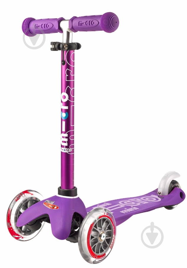 Самокат Micro Minideluxe purple сиреневый MMD004 - фото 1 Самокат Micro Minideluxe purple сиреневый MMD004 - фото 1