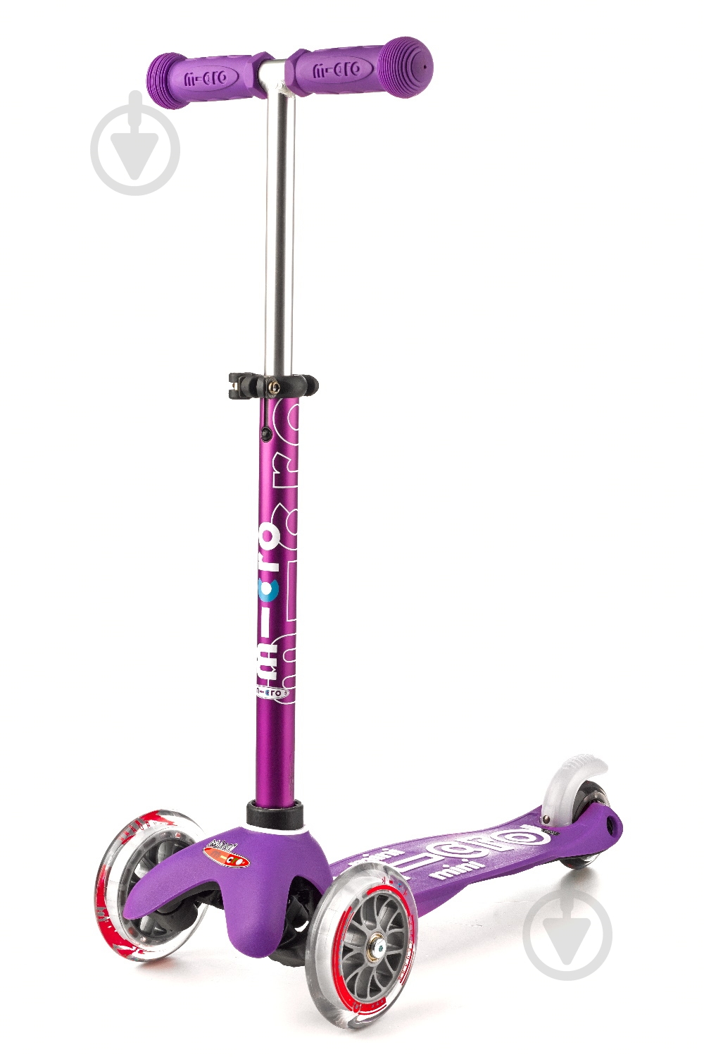 Самокат Micro Minideluxe purple сиреневый MMD004 - фото 2 Самокат Micro Minideluxe purple сиреневый MMD004 - фото 2