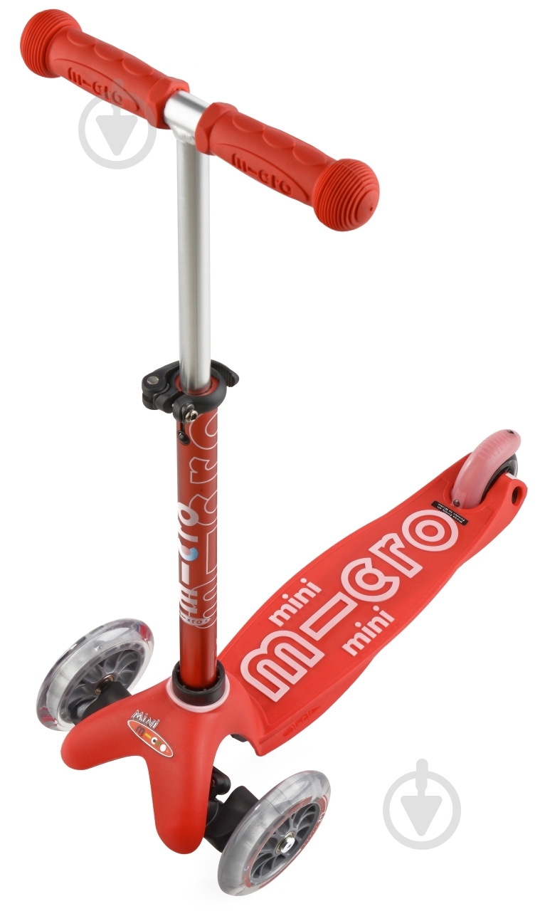 Самокат Micro Minideluxe red красный MMD007 - фото 2