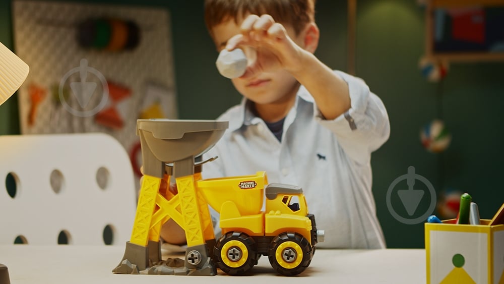 Набір MACHINE MAKER Junior Builder Construction Site в асортименті 40020 - фото 11 Набір MACHINE MAKER Junior Builder Construction Site в асортименті 40020 - фото 11