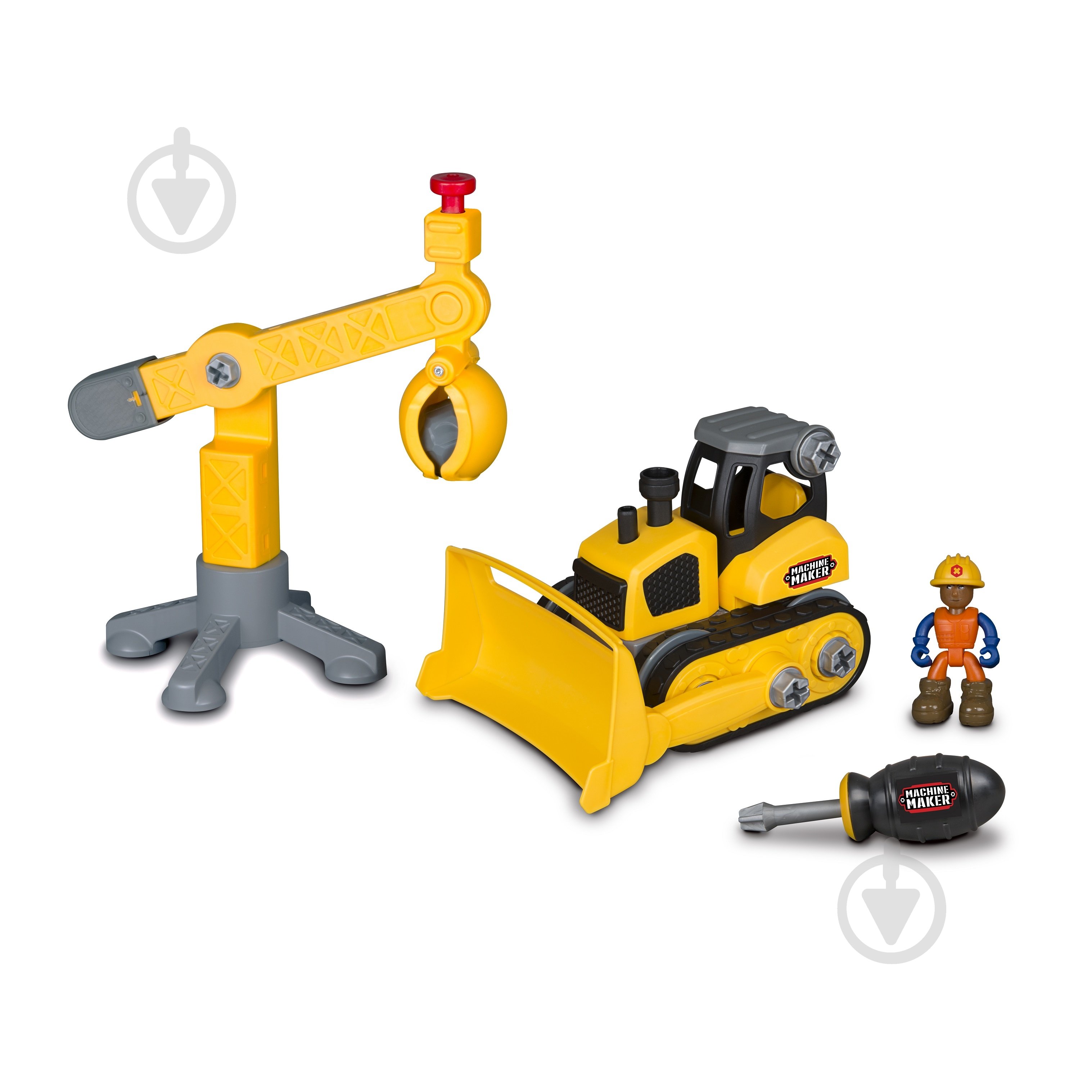 Набір MACHINE MAKER Junior Builder Construction Site в асортименті 40020 - фото 4 Набір MACHINE MAKER Junior Builder Construction Site в асортименті 40020 - фото 4