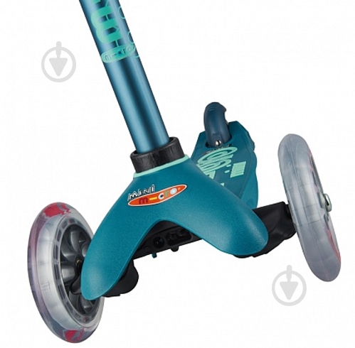 Самокат Micro Minideluxe ice blue блакитний металік ММD055 - фото 2 Самокат Micro Minideluxe ice blue блакитний металік ММD055 - фото 2