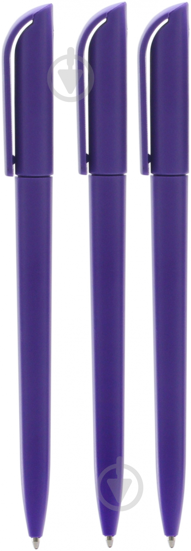 Набір ручок кулькових Uson 3 фіолетові - фото 1