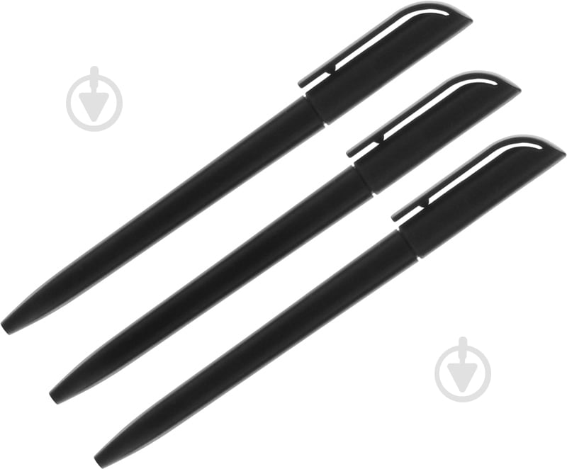 Набор ручек шариковых Uson 3 шт. черные - фото 1