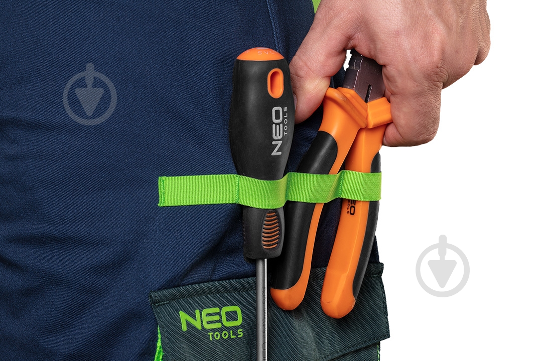 Шорты NEO tools Premium р. L 81-276 синий - фото 6