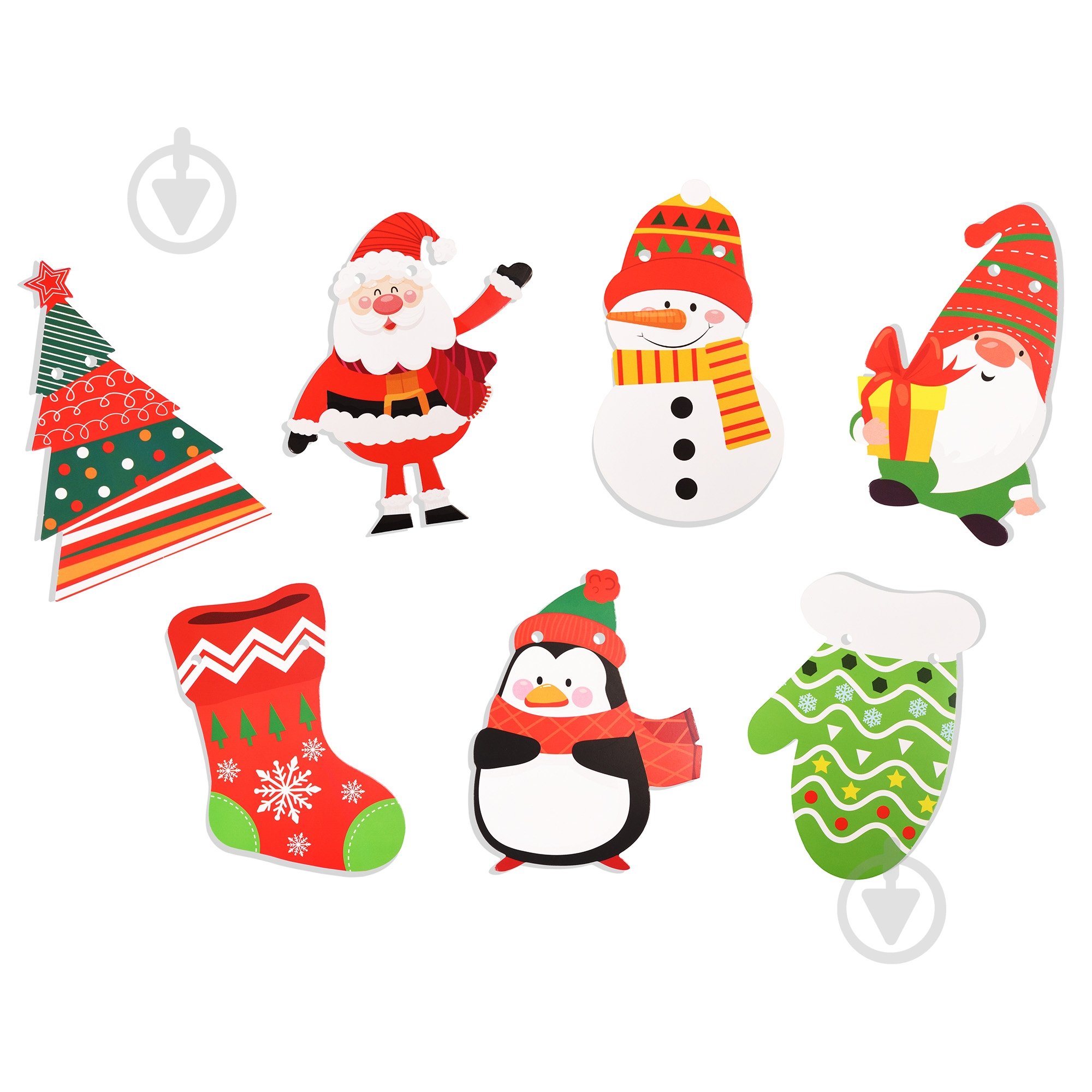 Декоративная гирлянда YES! Fun Новогодняя 11 фигурок 3 м (974922) - фото 2 Декоративная гирлянда YES! Fun Новогодняя 11 фигурок 3 м (974922) - фото 2