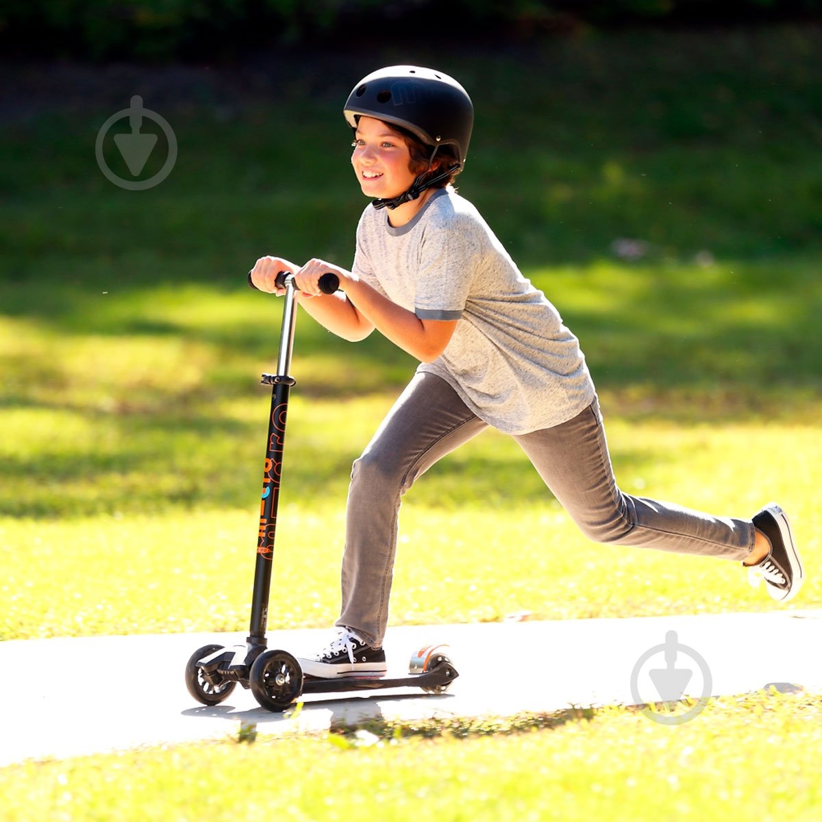 Самокат Micro детский Maxideluxe black черный MMD020 - фото 10 Самокат Micro детский Maxideluxe black черный MMD020 - фото 10