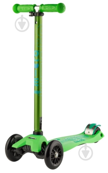 Самокат Micro Maxideluxe green зеленый MMD022 - фото 1