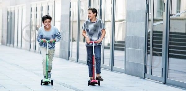 Самокат Micro Maxideluxe green зеленый MMD022 - фото 3