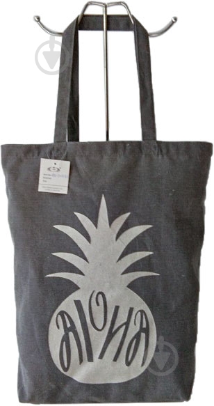 Сумка-шоппер Luna Aloha 41x39x13 см серый - фото 2