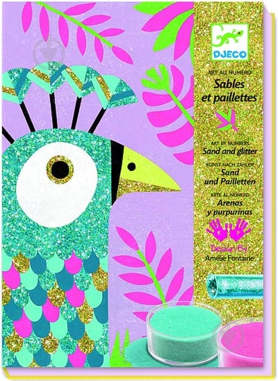 Набор для рисования Djeco Ослепительные птицы DJ08663 - фото 1